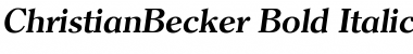 Download ChristianBecker Font Download ChristianBecker Font