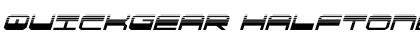 Download QuickGear Halftone Italic Font Download QuickGear Halftone Italic Font