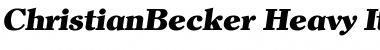 Download ChristianBecker-Heavy Font Download ChristianBecker-Heavy Font