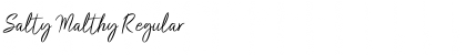 Download Salty Malthy Font Download Salty Malthy Font