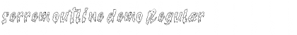 Download serrem outline demo Font Download serrem outline demo Font