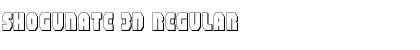 Download Shogunate 3D Font Download Shogunate 3D Font