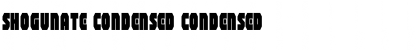 Download Shogunate Condensed Font Download Shogunate Condensed Font