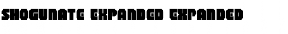 Download Shogunate Expanded Font Download Shogunate Expanded Font