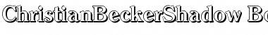 Download ChristianBeckerShadow Font Download ChristianBeckerShadow Font