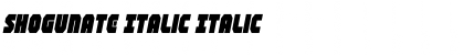 Download Shogunate Italic Font Download Shogunate Italic Font