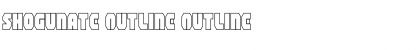 Download Shogunate Outline Font Download Shogunate Outline Font