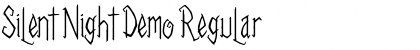 Download Silent Night Demo Font Download Silent Night Demo Font