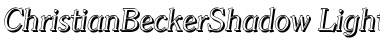 Download ChristianBeckerShadow-Light Font Download ChristianBeckerShadow-Light Font