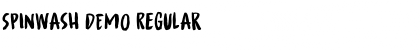 Download Spinwash DEMO Font Download Spinwash DEMO Font