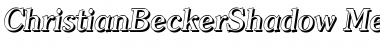 Download ChristianBeckerShadow-Medium Font Download ChristianBeckerShadow-Medium Font