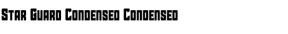 Download Star Guard Condensed Font Download Star Guard Condensed Font