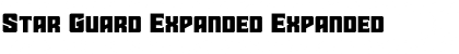 Download Star Guard Expanded Font Download Star Guard Expanded Font