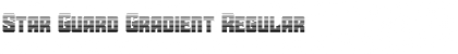 Download Star Guard Gradient Font Download Star Guard Gradient Font