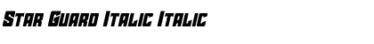 Download Star Guard Italic Font Download Star Guard Italic Font