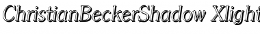 Download ChristianBeckerShadow-Xlight Font Download ChristianBeckerShadow-Xlight Font
