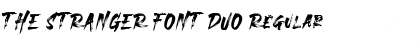 Download THE STRANGER FONT DUO Font Download THE STRANGER FONT DUO Font