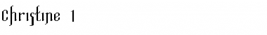 Download Christine 1 Font Download Christine 1 Font