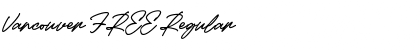 Download Vancouver FREE Font Download Vancouver FREE Font