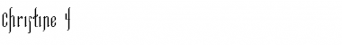 Download Christine 4 Font Download Christine 4 Font