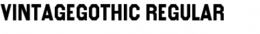 Download VintageGothic-Regular Font Download VintageGothic-Regular Font