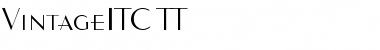 Download VintageITC TT Font Download VintageITC TT Font
