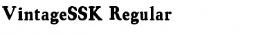 Download VintageSSK Font Download VintageSSK Font