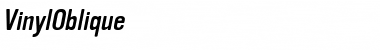 Download VinylOblique Font Download VinylOblique Font