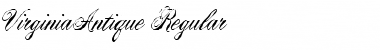 Download VirginiaAntique Font Download VirginiaAntique Font