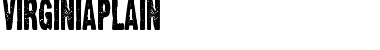 Download VirginiaPlain Font Download VirginiaPlain Font