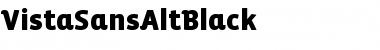 Download VistaSansAltBlack Font Download VistaSansAltBlack Font