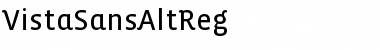 Download VistaSansAltReg Font Download VistaSansAltReg Font