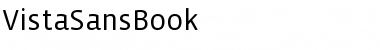 Download VistaSansBook Font Download VistaSansBook Font
