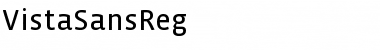 Download VistaSansReg Font Download VistaSansReg Font