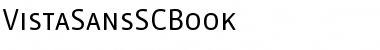 Download VistaSansSCBook Font Download VistaSansSCBook Font