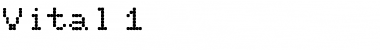 Download Vital 1 Font Download Vital 1 Font