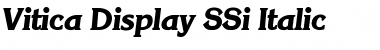 Download Vitica Display SSi Font Download Vitica Display SSi Font