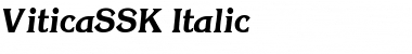 Download ViticaSSK Font Download ViticaSSK Font