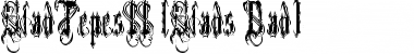 Download VladTepesII (Vlads Dad) Font Download VladTepesII (Vlads Dad) Font