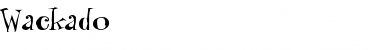 Download Wackado Font Download Wackado Font