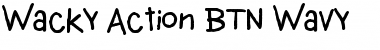 Download Wacky Action BTN Wavy Font Download Wacky Action BTN Wavy Font