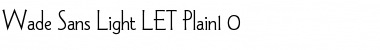 Download Wade Sans Light LET Font Download Wade Sans Light LET Font
