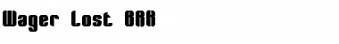 Download Wager Lost BRK Font Download Wager Lost BRK Font