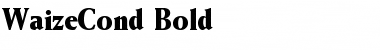 Download WaizeCond Font Download WaizeCond Font