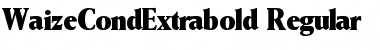 Download WaizeCondExtrabold Font Download WaizeCondExtrabold Font