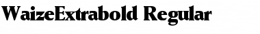 Download WaizeExtrabold Font Download WaizeExtrabold Font