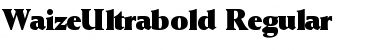 Download WaizeUltrabold Font Download WaizeUltrabold Font