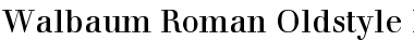 Download Walbaum RomanOsF Font Download Walbaum RomanOsF Font