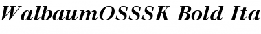 Download WalbaumOSSSK Font Download WalbaumOSSSK Font