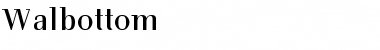 Download Walbottom Font Download Walbottom Font